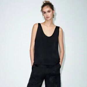 NWT Zara Satin Effect Tank Top